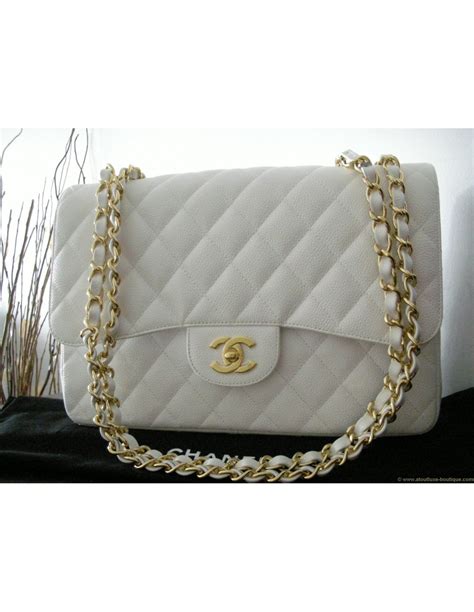 sac chanel blanc prix|chanel boutique.